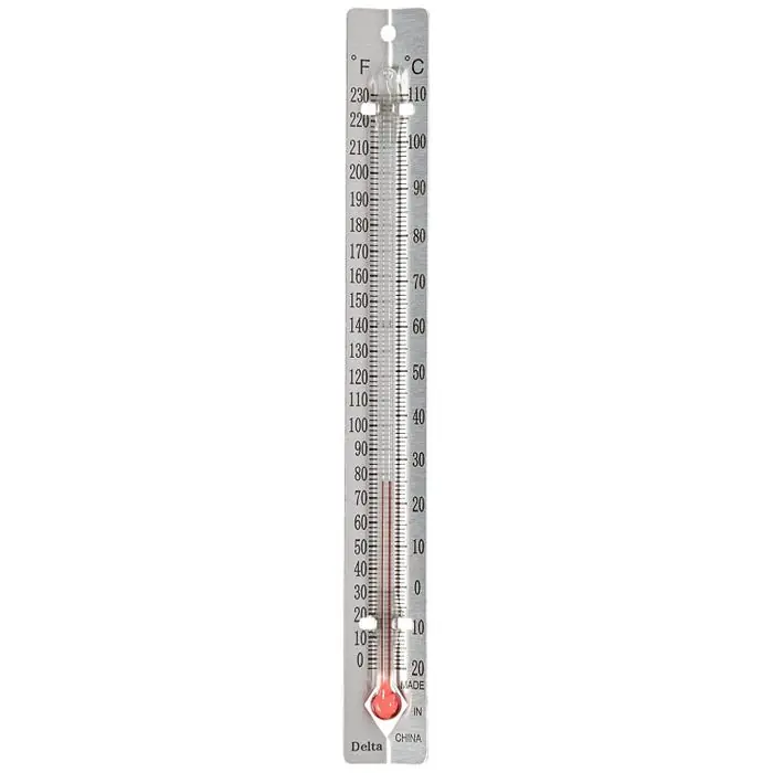 Frey Scientific V-Back Metal Thermometers, Fahrenheit, Pack of 30 Buy Direct